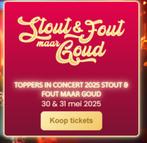 Toppers 2025, Tickets en Kaartjes, Evenementen en Festivals, Twee personen