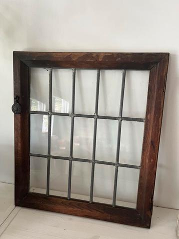 Antiek Glas in Lood Stalraam beschikbaar voor biedingen
