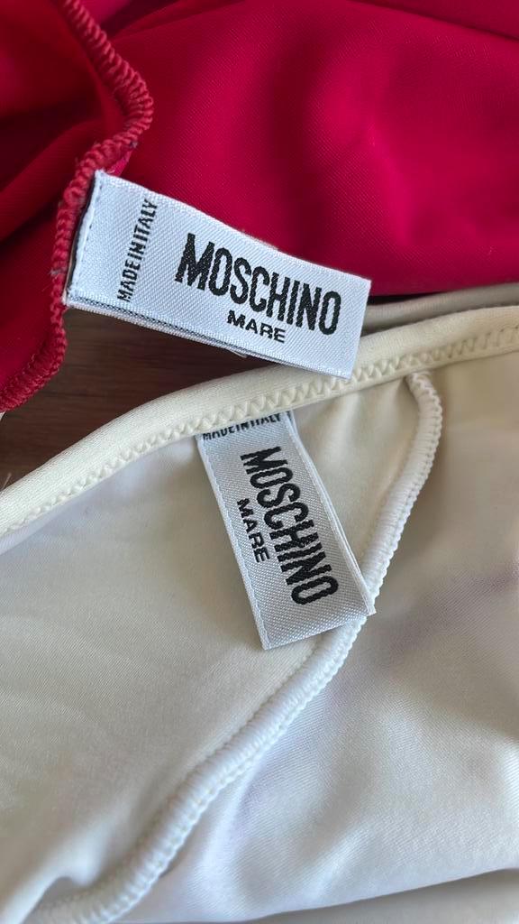 Vintage Moschino Mare Badpak & Pareo (in perfecte staat), Kleding | Dames, Badmode en Zwemkleding, Zo goed als nieuw, Badpak, Wit