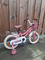 Meisjesfiets 14 inch, Fietsen en Brommers, Fietsen | Kinderfietsjes, Ophalen, Gebruikt, Minder dan 16 inch, Zijwieltjes