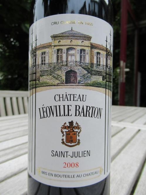 Chateau Leoville Barton 2008 St Julien 93 Parker, Verzamelen, Wijnen, Nieuw, Rode wijn, Frankrijk, Verzenden