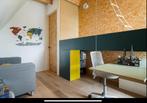 Halfhoogslaper met bureau en touwladder, Kinderen en Baby's, Ophalen, Zo goed als nieuw, Halfhoogslaper