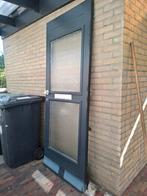 Buitendeur met glas en brievenbus, Ophalen of Verzenden, Gebruikt, Buitendeur, 200 tot 215 cm