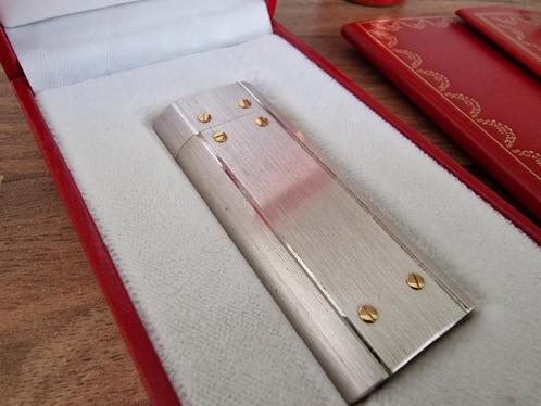 Cartier Paris Santos aansteker compleet- uniek cadeau!, Verzamelen, Rookartikelen, Aanstekers en Luciferdoosjes, Gebruikt, Aansteker