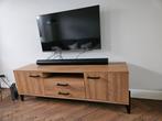 Industrieel tv meubel met veel opbergruimte, Huis en Inrichting, Kasten | Televisiemeubels, Ophalen of Verzenden, Zo goed als nieuw