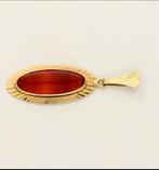 Vintage 14 karaat hanger agaat, Vintage, Vintage, Vintage, Ophalen of Verzenden