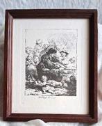 Rembrandt ets De pannenkoek bakster, Ophalen of Verzenden