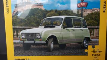 Renault 4 R4 GTL Eiffel toren Parijs puzzel 500 Heller Pol beschikbaar voor biedingen