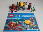 Lego City 60090 Diepzee Scuba Scooter, Ophalen of Verzenden, Zo goed als nieuw, Complete set, Lego