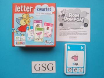 Rompompom letterkwartet nr. 61099-12 beschikbaar voor biedingen