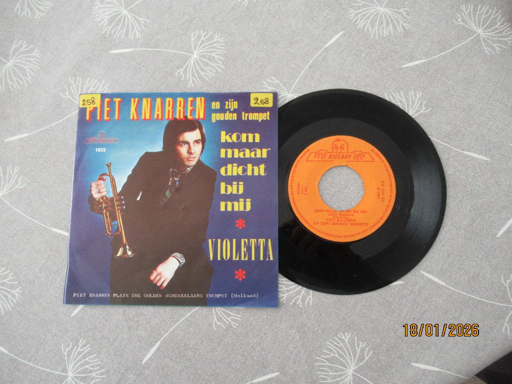 Piet Knarren      Kom maar dicht bij Mij, Gebruikt, 7 inch, Single, Ophalen of Verzenden