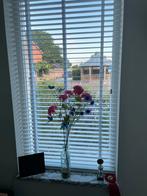 Houten jaloezieën 3 (wit) elektrisch, incl oplader, Ophalen, Zo goed als nieuw, Wit