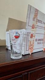 12 x Amstel glas ( vaasje ), Verzamelen, Biermerken, Ophalen of Verzenden, Zo goed als nieuw, Glas of Glazen, Amstel