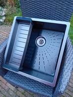 Caressi Keuken Spoelbak Gun Metal, Ophalen, Minder dan 50 cm, Overige kleuren, Nieuw