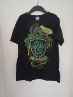 Zwart Slytherin Harry Potter t-shirt [maat M], Maat 38/40 (M), Zwart, Ophalen of Verzenden, Korte mouw