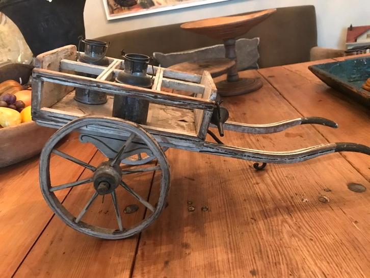 Melkkar. Antiek speelgoed., Antiek en Kunst, Curiosa en Brocante, Ophalen of Verzenden