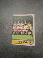 Panini sticker Voetbal 82. Deel teamfoto PEC-Zwolle., Hobby en Vrije tijd, Verzenden, Zo goed als nieuw, Sticker