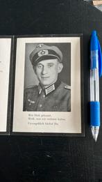 WW2 bidprentje Duitse militair Nederland, Verzamelen, Militaria | Tweede Wereldoorlog, Ophalen of Verzenden