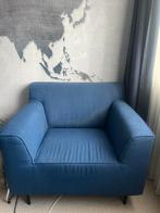 Blauwe Fauteuil - Comfortabel & Stijlvol, Huis en Inrichting, Ophalen, Gebruikt, Stof, 75 tot 100 cm