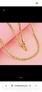 Gouden ketting voor dames, Sieraden, Tassen en Uiterlijk, Kettingen, Met hanger, Verzenden, Nieuw, Goud