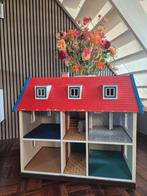 Gebruikt Poppenhuis met toebehoren, Kinderen en Baby's, Speelgoed | Poppenhuizen, Ophalen, Gebruikt, Poppenhuis