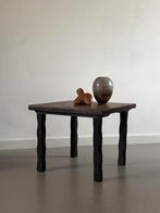 Vintage salontafel, Ophalen, Gebruikt, 50 tot 100 cm, Eikenhout