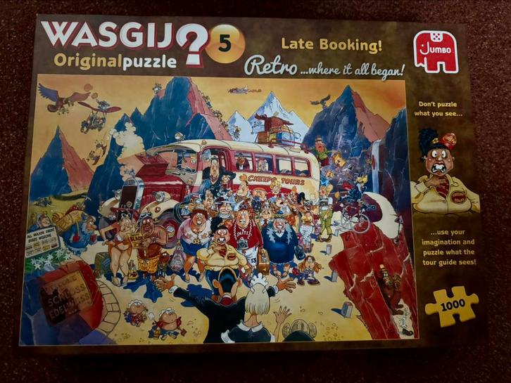 Wasgij Original 5 puzzel, Hobby en Vrije tijd, Denksport en Puzzels, Zo goed als nieuw, Legpuzzel, 500 t/m 1500 stukjes, Ophalen of Verzenden
