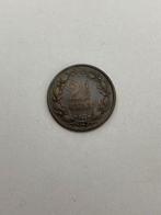 Munt Nederland - 2 1/2 Cent 1877, Postzegels en Munten, Munten | Nederland, Overige waardes, Koning Willem III, Losse munt, Verzenden
