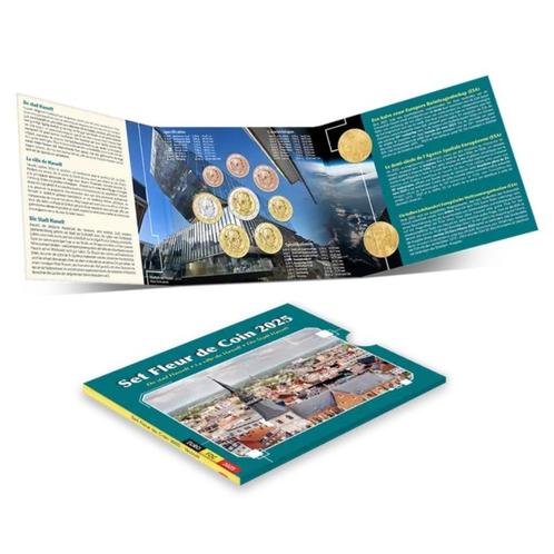 BU Set Belgie 2025 - Blister Hasselt - 1 ct t/m 2x 2,50 euro, Postzegels en Munten, Munten | Europa | Euromunten, Setje, Overige waardes