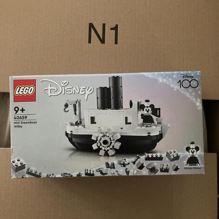 LEGO 40659 Mini Steamboat Willie - NIEUW/SEALED, Kinderen en Baby's, Speelgoed | Duplo en Lego, Nieuw, Lego, Complete set, Ophalen of Verzenden