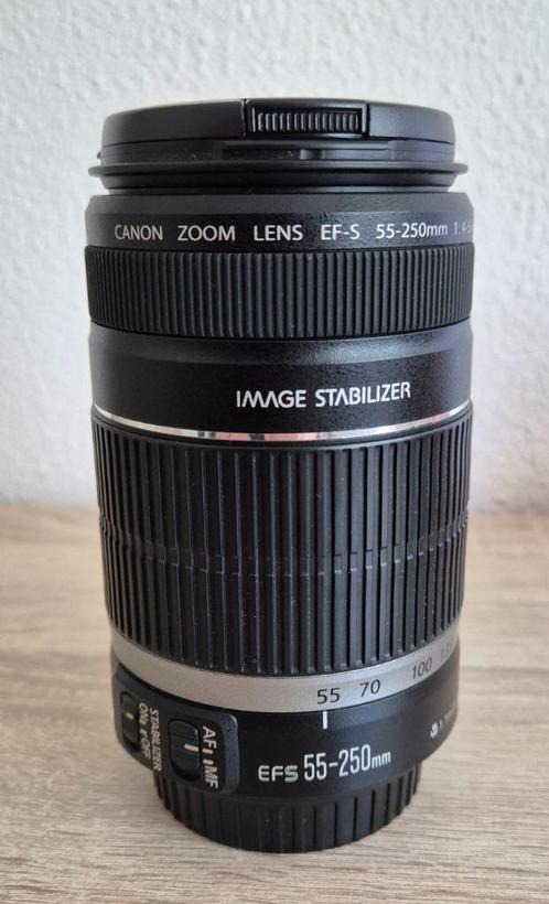 Canon EF-S 55-250mm F/4.5.6 IS, Audio, Tv en Foto, Fotografie | Lenzen en Objectieven, Gebruikt, Telelens, Zoom, Ophalen of Verzenden