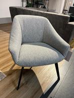 fauteuil carino, stof, grijs, gealux, Huis en Inrichting, Fauteuils, Ophalen, Zo goed als nieuw, Stof