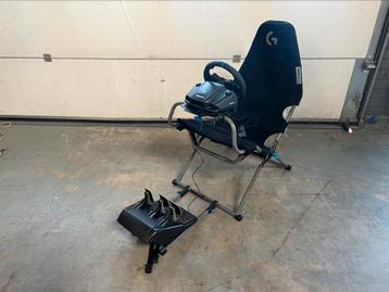 Playseat challenge X logitech + Logitech G923 TRUEFORCE ps5 beschikbaar voor biedingen
