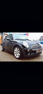 Mini 1.6 16V Cooper Cabrio 2005 Zwart, Auto's, Mini, Voorwielaandrijving, Zwart, 4 cilinders, Cabriolet