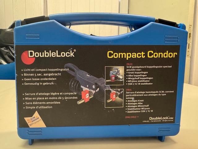 Disselslot Doublelock Compact Condor - Nieuw in Doos, Caravans en Kamperen, Caravan accessoires, Nieuw, Ophalen