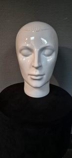 Vintage glazen hoofd voor 🎧 koptelefoon/ hoofddeksel retro, Ophalen of Verzenden, Huis en Inrichting