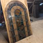 glas in lood raam zeer mooi met een duif, Doe-het-zelf en Verbouw, Glas en Ramen, Ophalen, Zo goed als nieuw, Minder dan 80 cm