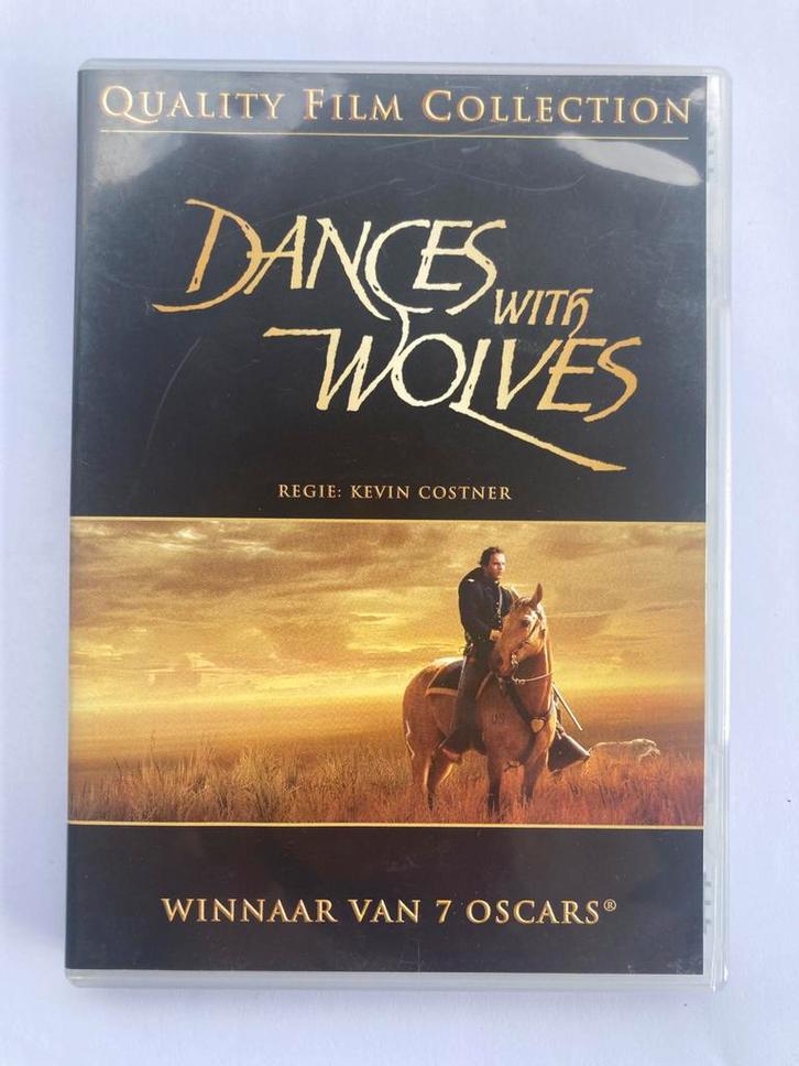 Dances with Wolves, 1990 / DVD / Quality Film Collection ed., Cd's en Dvd's, Dvd's | Drama, Zo goed als nieuw, Drama, Vanaf 12 jaar