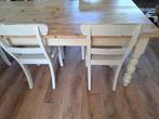 Eettafel hout 8 persoons, Ophalen, Gebruikt, 200 cm of meer, 50 tot 100 cm