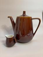 Villeroy & Boch Glossy Koffiepot + Roomkannetje - Bruin, Ophalen of Verzenden, Nieuw