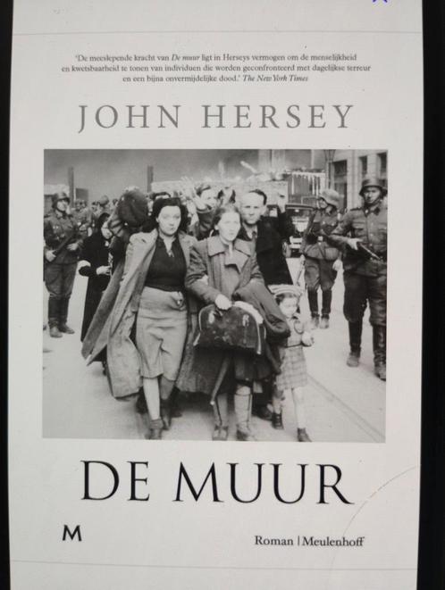 John Hersey - De muur, Boeken, Literatuur, Gelezen, Nederland, Ophalen of Verzenden