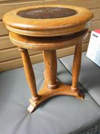 Piano kruk, eikenhout, draaibaar, Ophalen