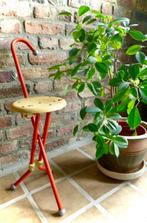 Kruk / wandelstok ULISSE design Ivan Loss / vintage retro, Verzenden, Zo goed als nieuw, Staal