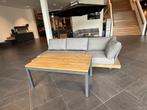 Te koop: Teakhouten Platform Lounge Bank met Tafel, Ophalen, 5 zitplaatsen, Bank, Teakhout