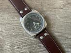 New old Stock Nieuw Heren Horloge Handopwinder Poljot Style, Leer, Staal, Breitling, Polshorloge