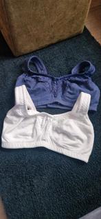 2 Nette beugelloze comfort BH s is maat 85F, Hunkemöller, Ophalen of Verzenden, Wit, BH