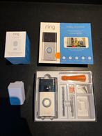 Ring Video Deurbel 2e Gen - 1080p Zilver (Wifi), Huis en Inrichting, Deurbellen, Ophalen of Verzenden, Ingebouwde camera, Gebruikt