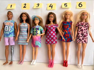 Vijf Barbies en één Ken beschikbaar voor biedingen