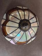 Tiffany Stijl Plafondlamp, Ophalen of Verzenden, Gebruikt, Glas