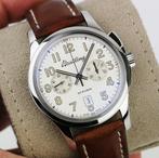 Breitling Transocean 1915 Limited Edi. 43 (Zeer goed/ 2022), Leer, Staal, Breitling, Polshorloge